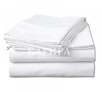 Простыня Сатин отбеленный