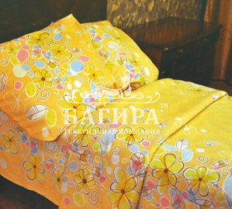 Цветы по краям, персик