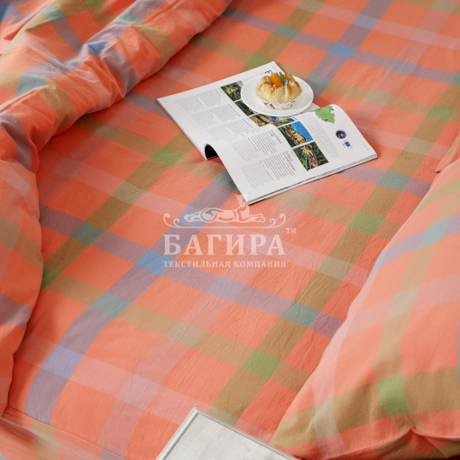 Постельное бельё (КПБ) "Теплый лён" Закат