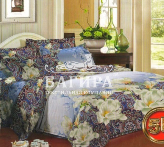 Цветы на голубом