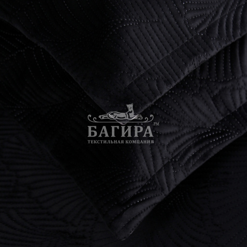 Покрывало Бархат полуглянец "VERONA" Черный
