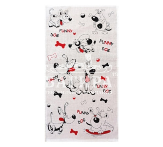 Смешные собачки Белый