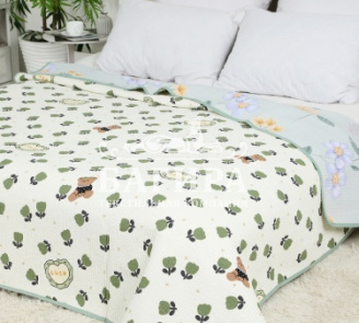 Покрывало-одеяло двустороннее "Хлопок" №21