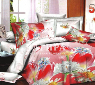 Тюльпаны и ромашка