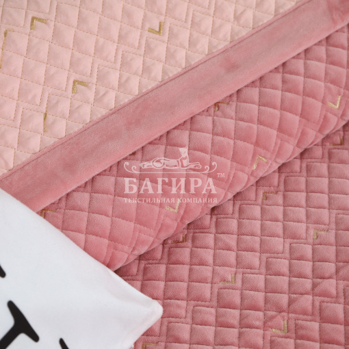Покрывало "Бархат" Розовый