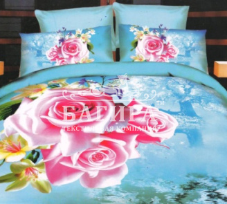 Розы на голубом