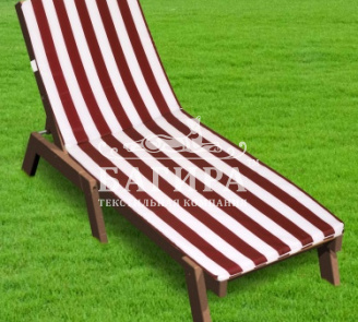 Матрац для шезлонга "Пенополиуретан", оксфорд полосатый (40)