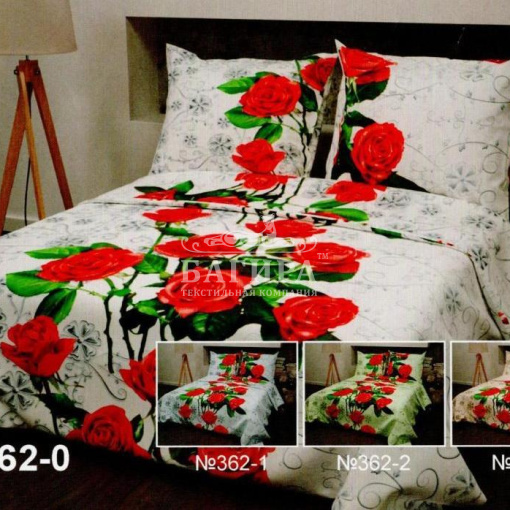 Красная роза вид 3