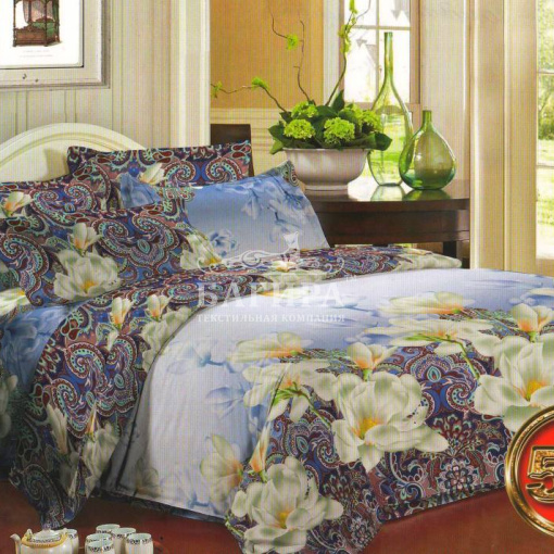 Цветы на голубом