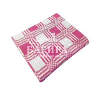 Квадрат белый, ярко-розовый
