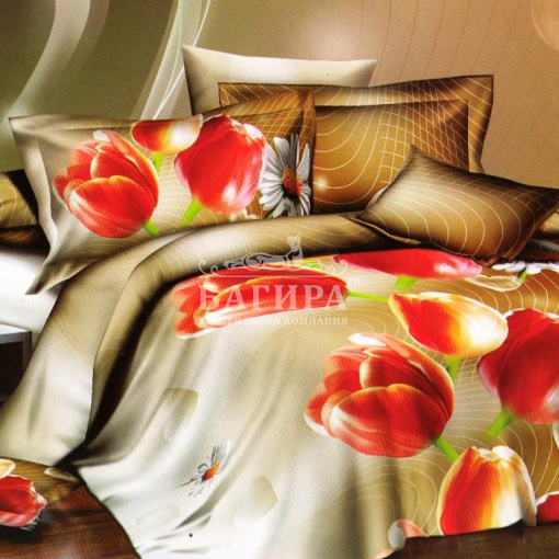 Тюльпаны и ромашка