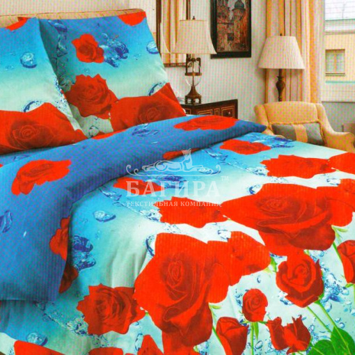 Роза в синеве