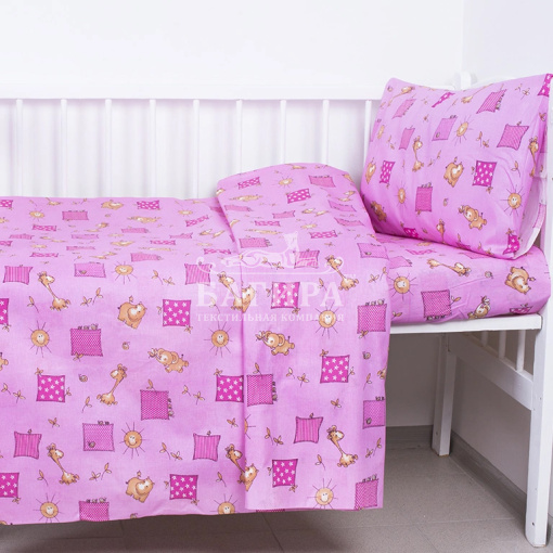 Жирафики розовый 