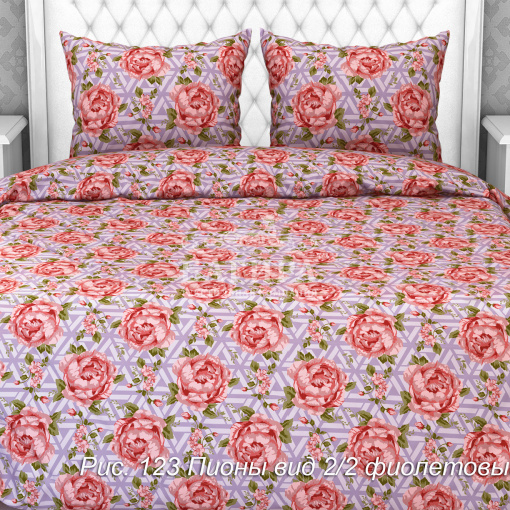 Пионы вид 2/2 фиолетовый