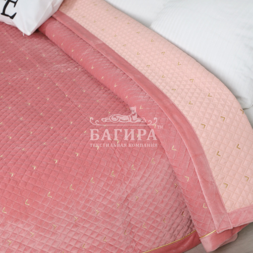 Покрывало "Бархат" Розовый