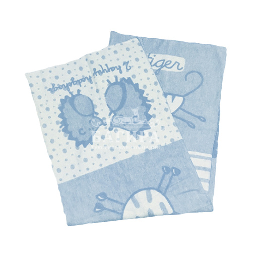 "Квадрат" бело-голубое