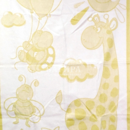 "Жираф" бело-желтое