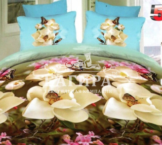 Бабочка на орхидее