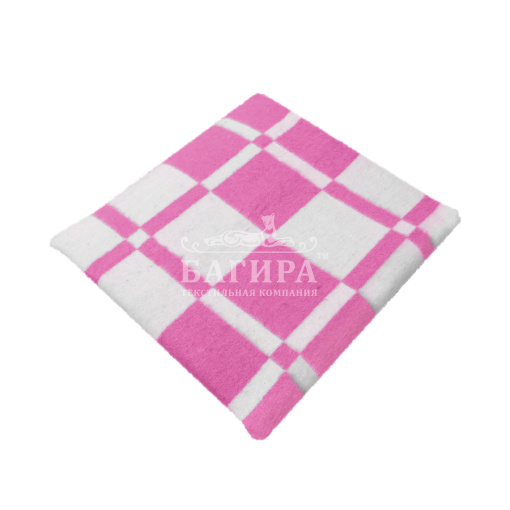 Клетка белый, ярко-розовый