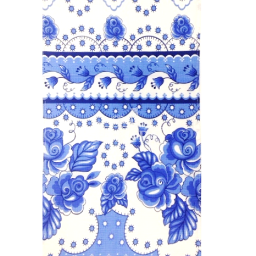 Гжель голубой