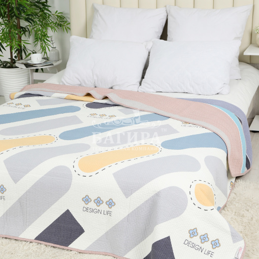 Покрывало-одеяло двустороннее "Хлопок" №14