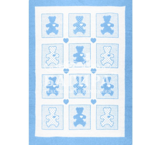 "Барни" бело-ярк.голубое