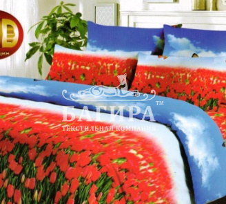 Поле красных тюльпанов