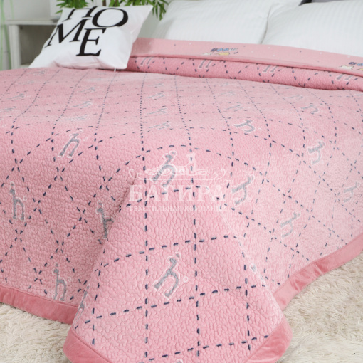 Покрывало "Бархат" двустороннее №37