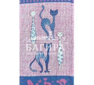 Милые котики 3 розовый