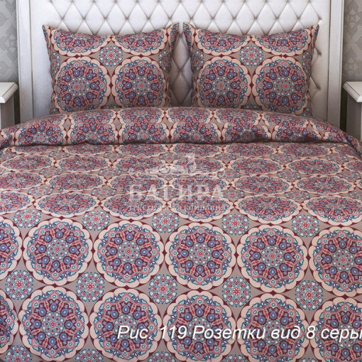 Розетки вид 8 серый