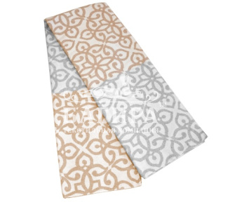 "Вензель" бело-песочно-дымчатое 