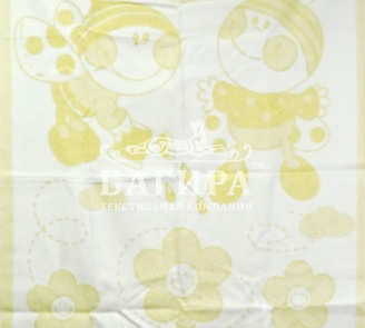 "Букашка" бело-желтое