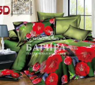 Мак в зелени