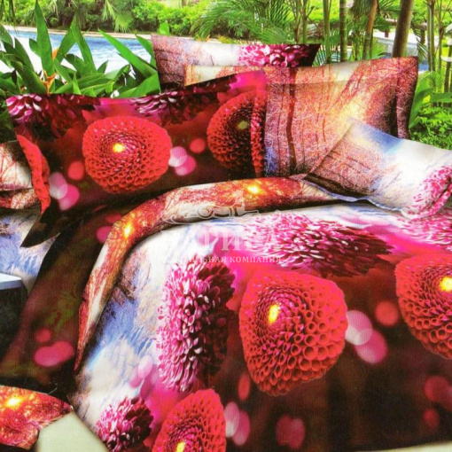 Красный георгин