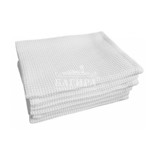 Полотенце Вафельное Отбеленное