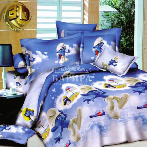 Смурфик и смурфетка