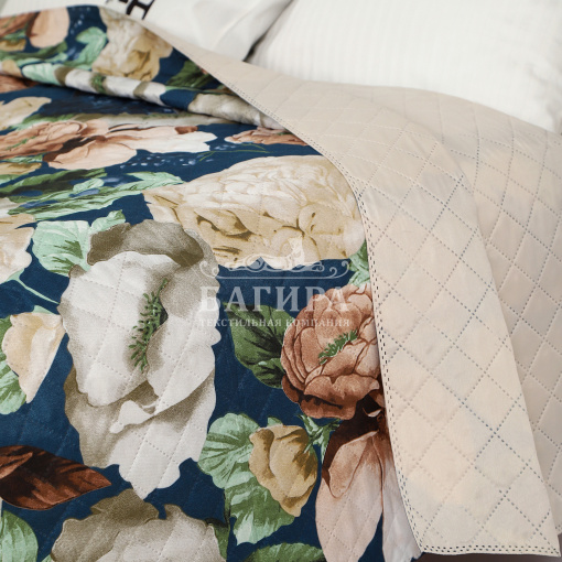 Покрывало "Полисатин" Эконом Цветы