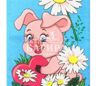 Цветок голубой