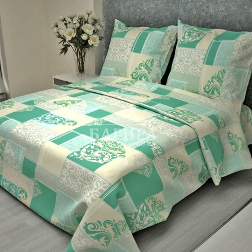 Вензель бирюза