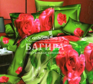 Ветка алой розы