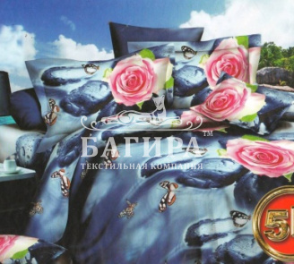 Роза в синеве