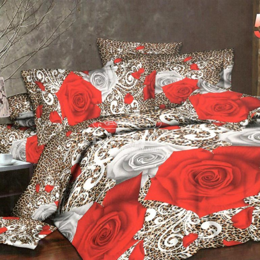 Роза на тигровом