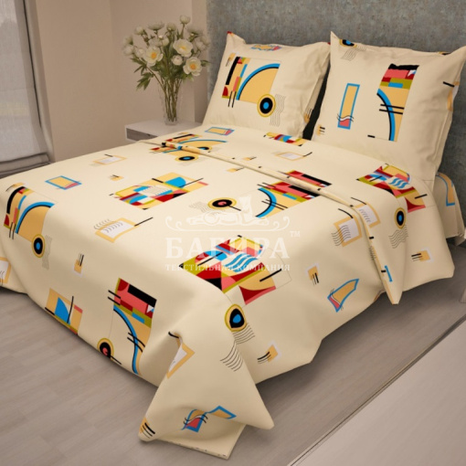 Квадраты (бежевый)