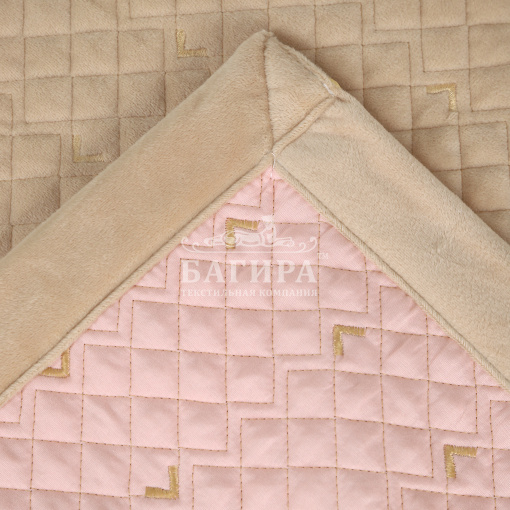 Покрывало "Бархат" Бежевый