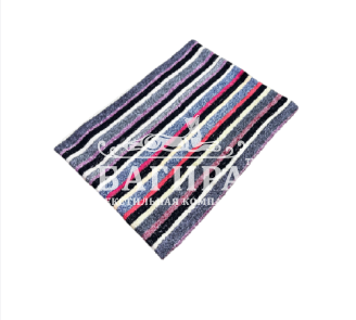 Полотенце Махровое "Полоски" Черный