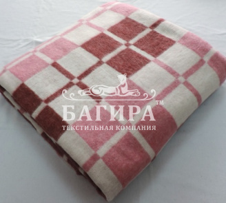 "Клетка" белый/бордо/розовый