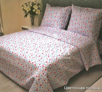 Цветочная поляна голубой