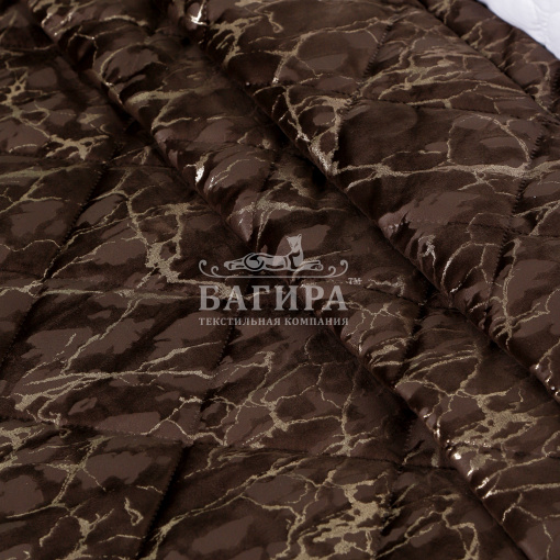 Покрывало Бархат мрамор "LUXURY" Шоколад