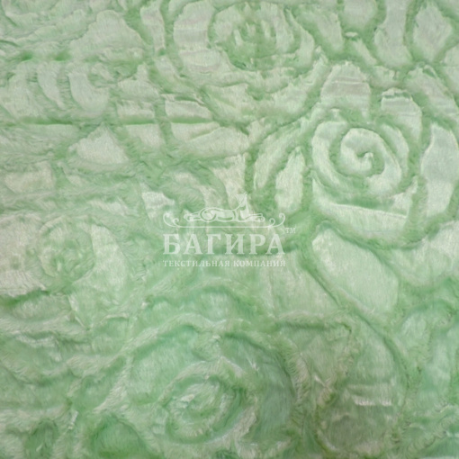 Салатовый с розами 