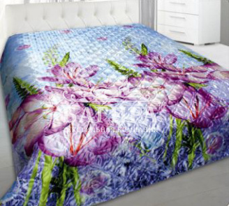 Цветы в синеве